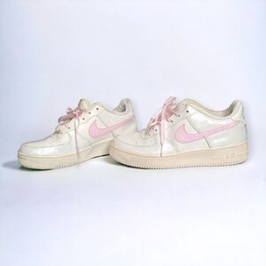 Nike Air Force 1 Sail Arctic Pink Girl's Size 7  Style# 314219-130 Pink & Cream